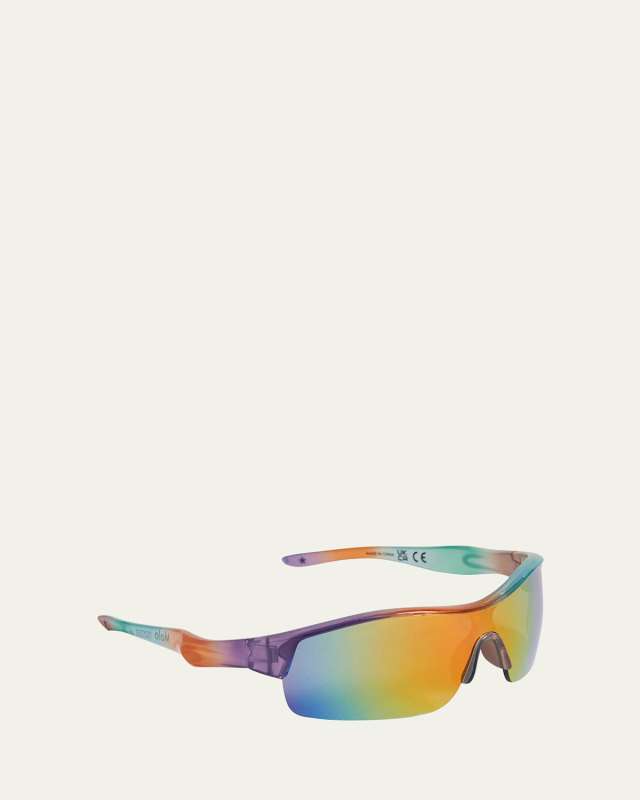 Boy's Surf Plastic Shield Sunglasses